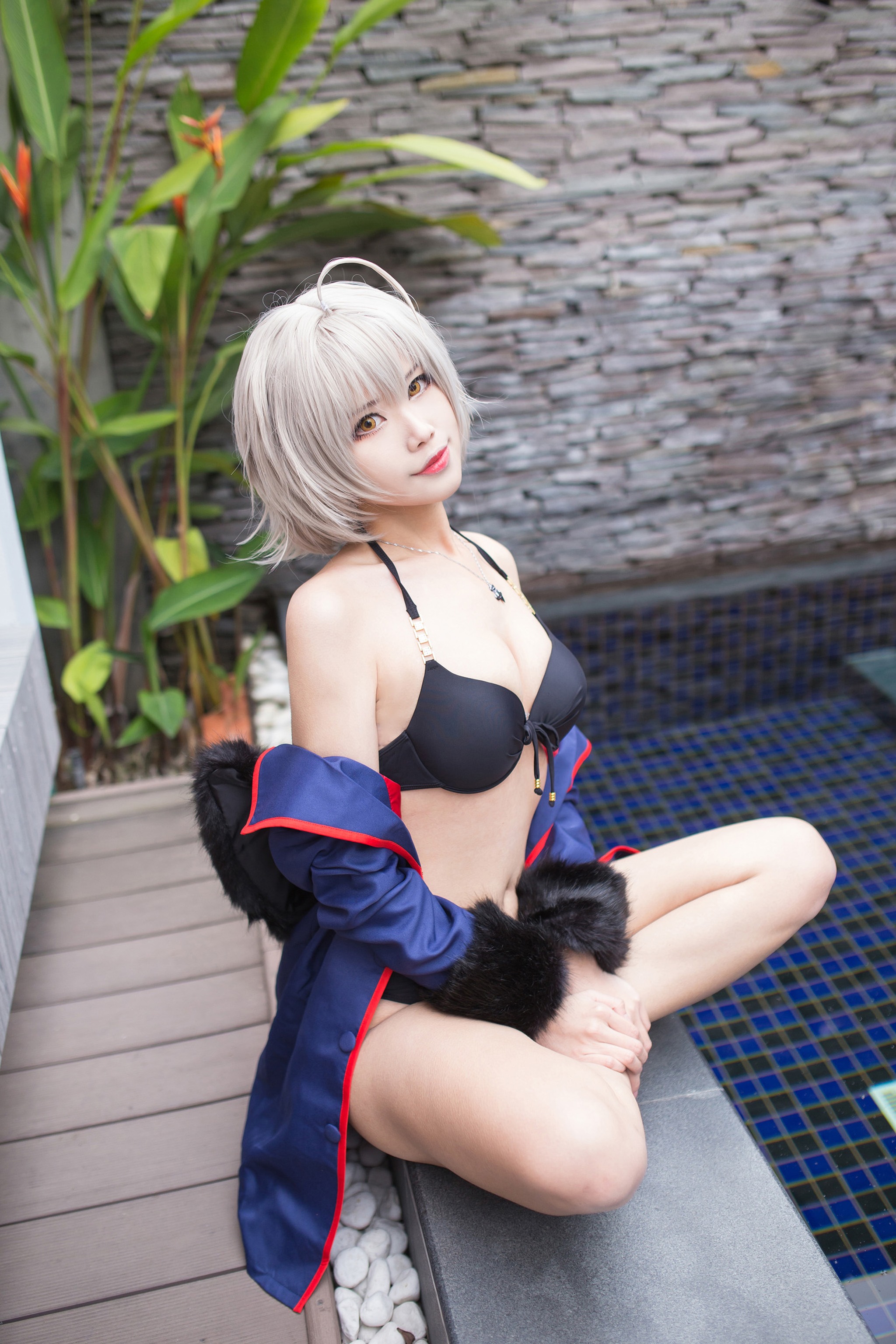 KaYa萱 - NO.010 KaYa 萱 黑贞 黑呆毛泳装（KaYa亚缇）[32P]-XikXak